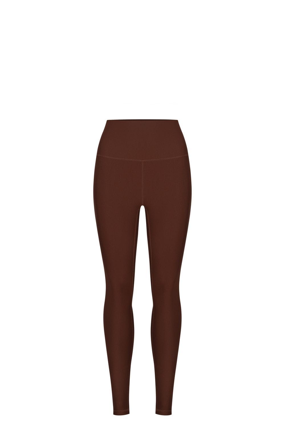 Legginsy Spinta Veloce, brązowe - zdjęcie produktu, przód, tylko dół