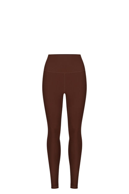 Legginsy Spinta Veloce, brązowe - zdjęcie produktu, przód, tylko dół