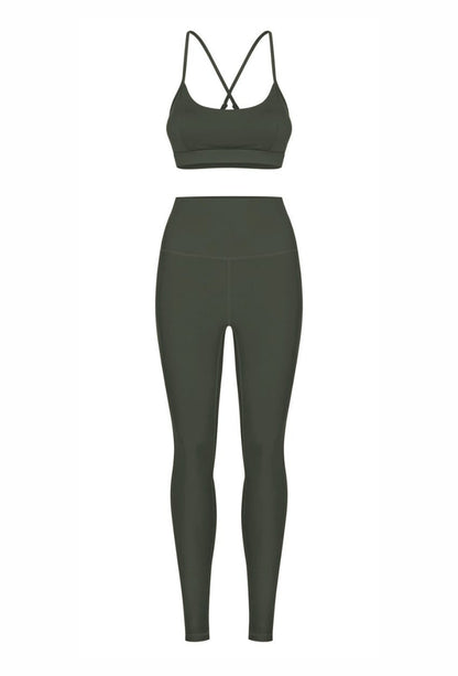 Legginsy Spinta Veloce, zielone - zdjęcie produktu, przód