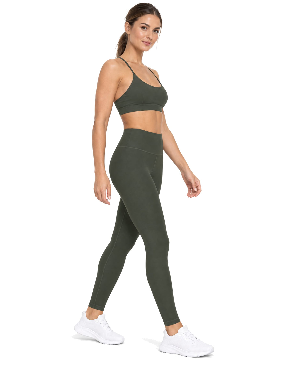 Legginsy Spinta Veloce, zielone - zdjęcie 2 z 5