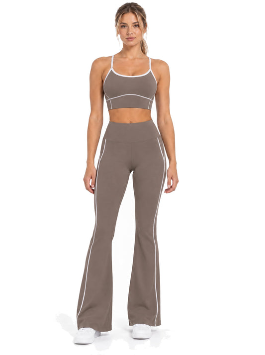 Legginsy Aria Fiera, brązowe - zdjęcie 1 z 4