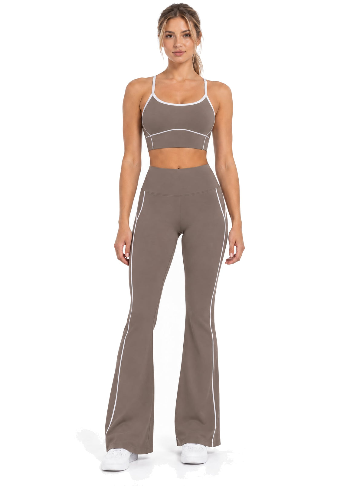 Legginsy Aria Fiera, brązowe - zdjęcie 1 z 4