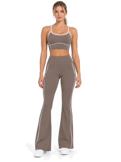 Legginsy Aria Fiera, brązowe - zdjęcie 1 z 4