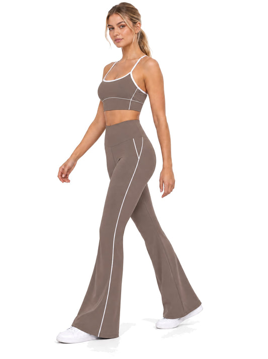 Legginsy Aria Fiera, brązowe - zdjęcie 2 z 4