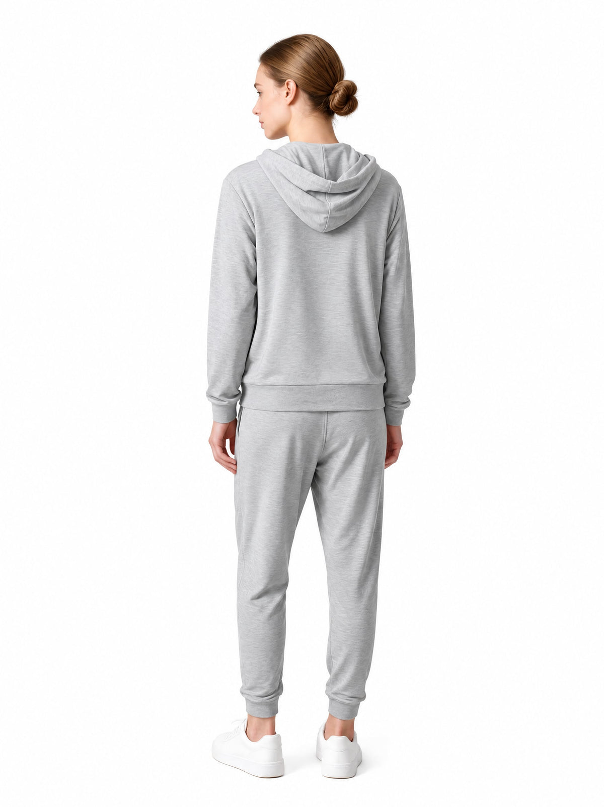 Bluza sportowa Riposo Attivo, szara - zdjęcie 7 z 9