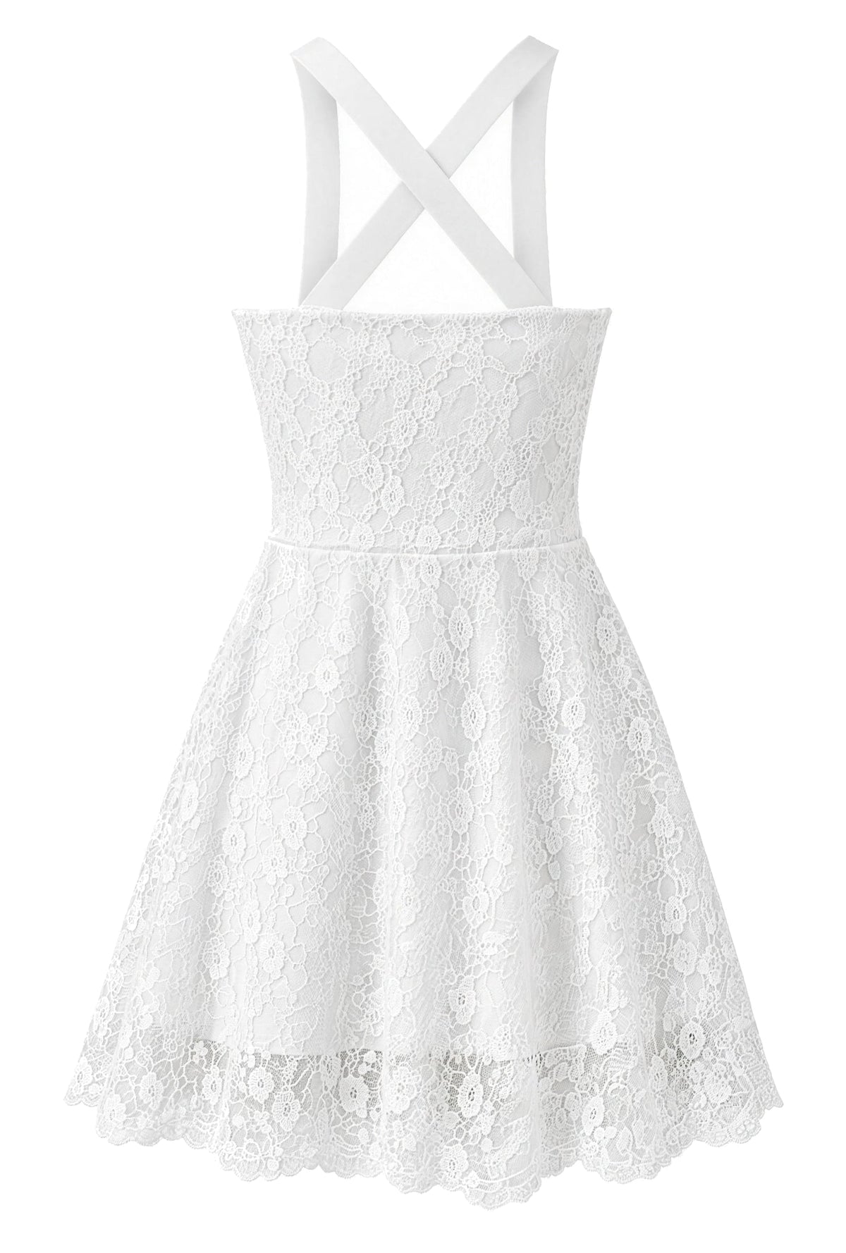Sukienka sportowa Pizzo Leggero, biała - zdjęcie 5 z 7