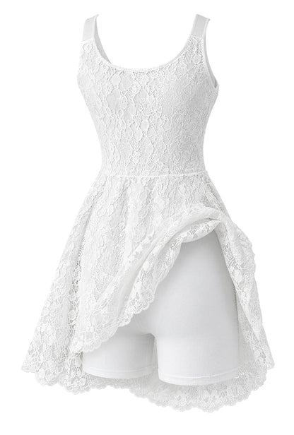 Sukienka sportowa Pizzo Leggero, biała - zdjęcie 7 z 7
