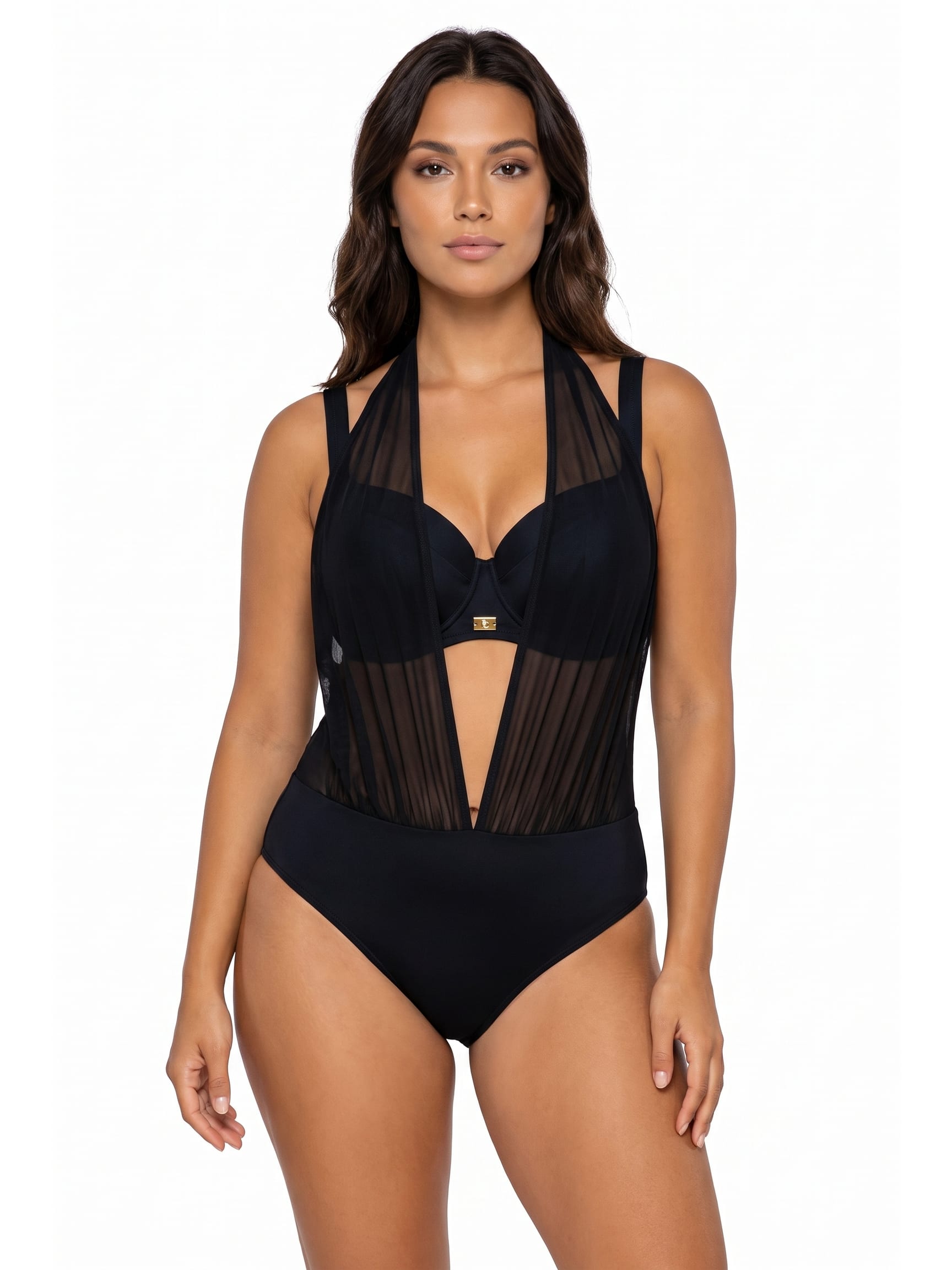 Self Collection Fashion 25 czarny - dwuczęściowy strój kąpielowy ZEVARI