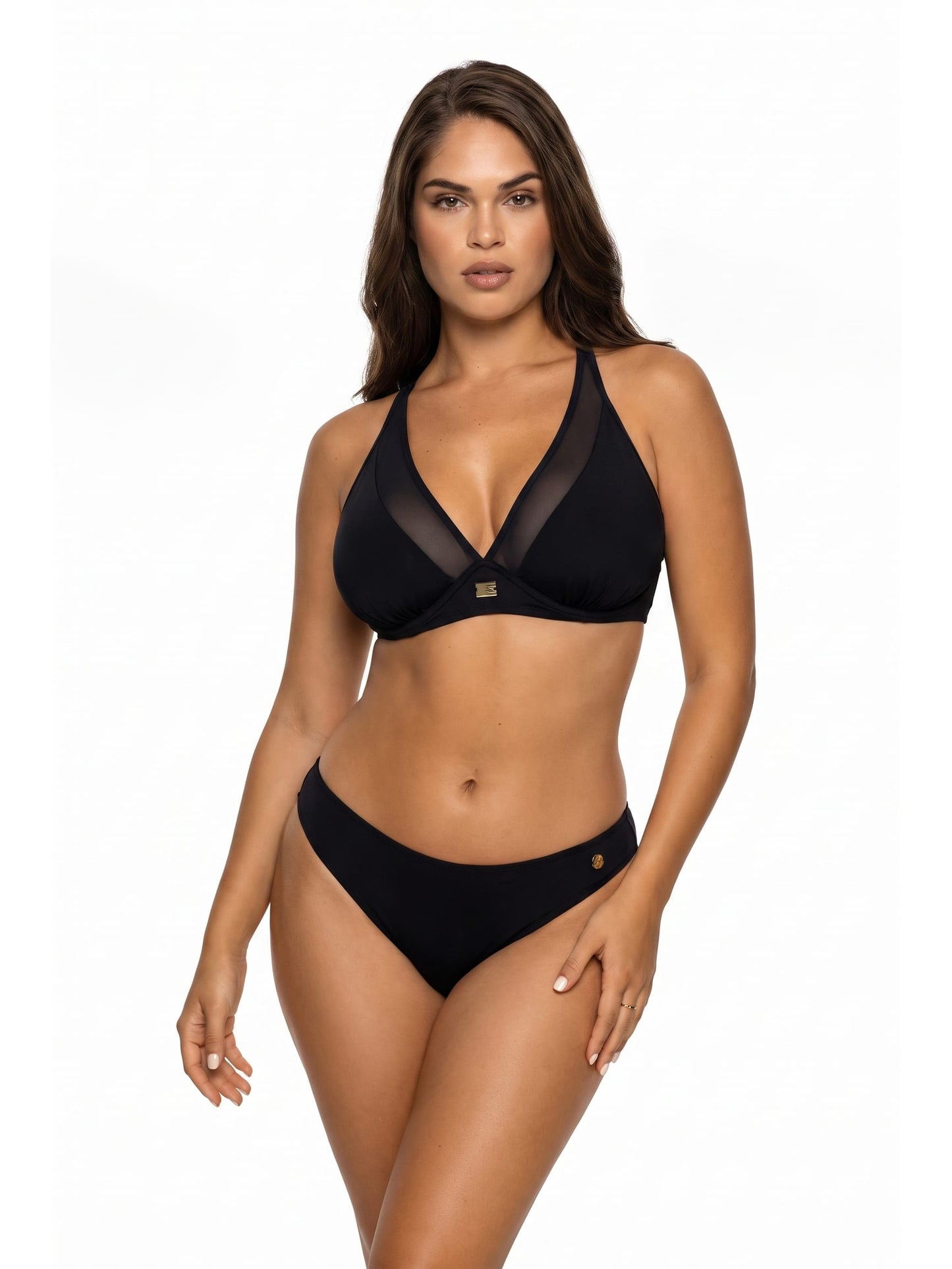 Self Collection Fashion 35 czarny - dwuczęściowy strój kąpielowy ZEVARI