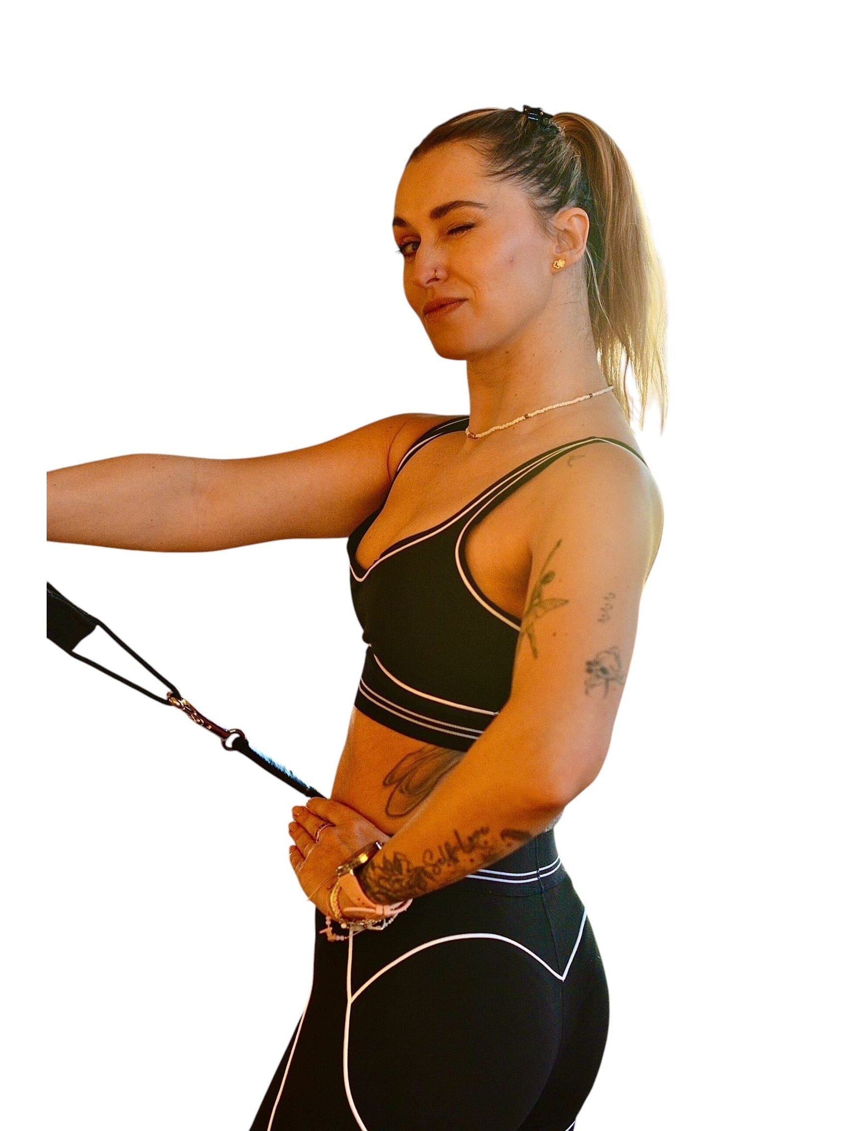 Lila Kucharska Forma Tracciata legginsy – legginsy sportowe damskie ZEVARI