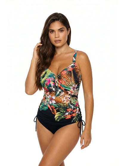 Self Collection Hawaii 13 - jednoczęściowy strój kąpielowy ZEVARI