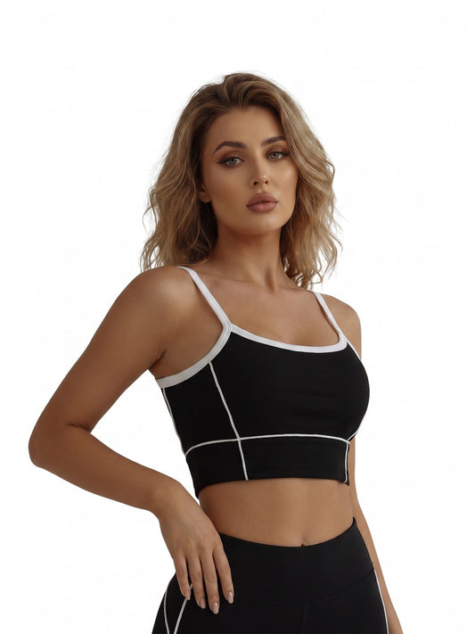 Lila Kucharska Top Aria Fiera Czarny – top sportowy ZEVARI